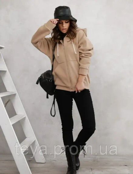 Толстовка колір бежевий розміри M, L, S, XL FI_004898 | Зображення 3