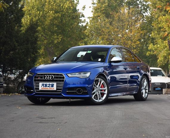 Передній бампер з чорною решіткою S6-Style (2014–2017) для Ауди A6 C7 2011-2017 рр