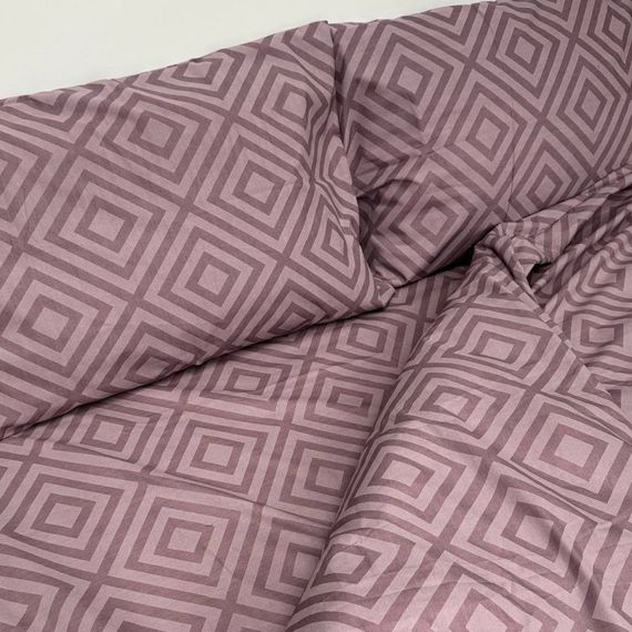 Простирадло на гумці SoundSleep Rhomb Brown бязь 160х200х20 см коричневе (2800004674669) | Зображення 3