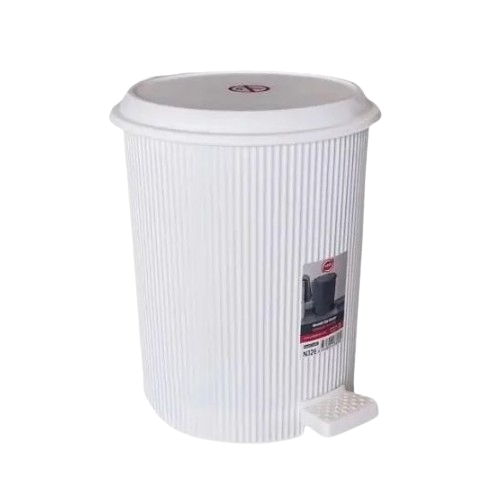 Набір відер з педаллю 3 предмети: (11л/17л/24л) білий Nostalgia ELIF