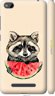 Чохол на Xiaomi RedMi 4A Єнотик з кавуном "4605m-631-2448"