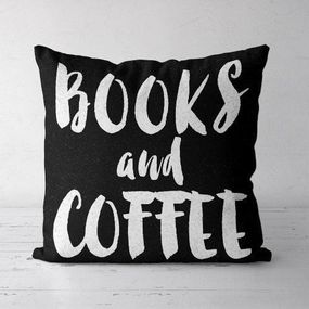 Подушка декоративная Soft Books and coffee 45x45 см (45PST_URB018)
