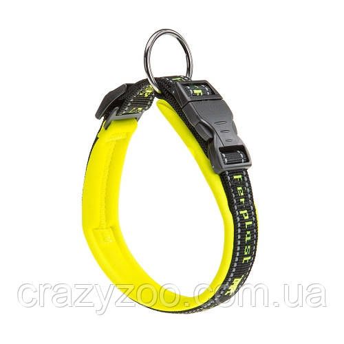 Нашийник для собак Ferplast Sport Dog С25/45 нейлоновий жовтий 2.5х35-45 см 78004028