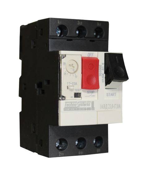 Автоматичний вимикач 1АВД 23-17А захисту двигуна 220V 5kW / 400V 10kW Ny95505027