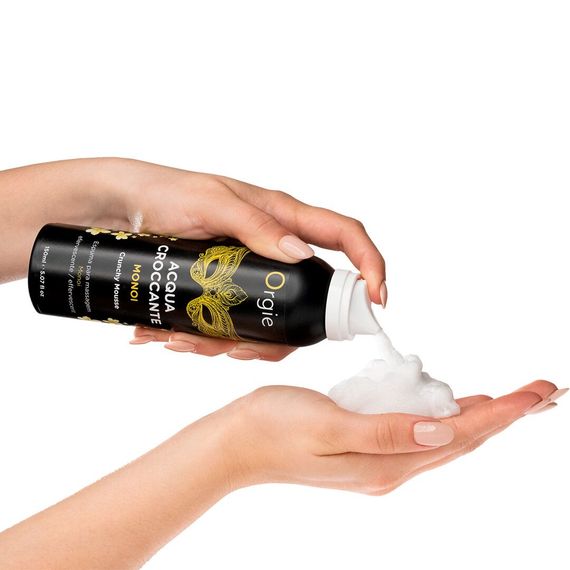 Масажна пінка Orgie – Acqua Croccante Monoi (150 мл), ефект бульбашок, що лопаються | Зображення 1