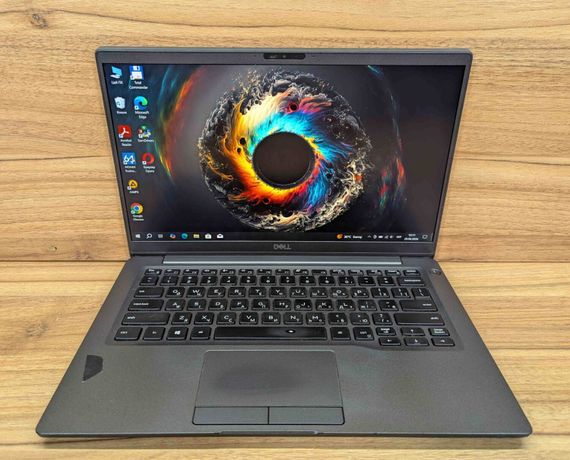 Ультрабук Б-клас Dell Latitude 7400 / 14" (1920x1080) IPS / Intel Core i7-8665U (4 (8) ядра по 1.9 - 4.8 GHz) / 16 GB DDR4 / 512 GB SSD / Intel UHD Graphics 620 / WebCam / HDMI / Windows 10 б/в + Подарунок Бездротова миша / USB | Зображення 1