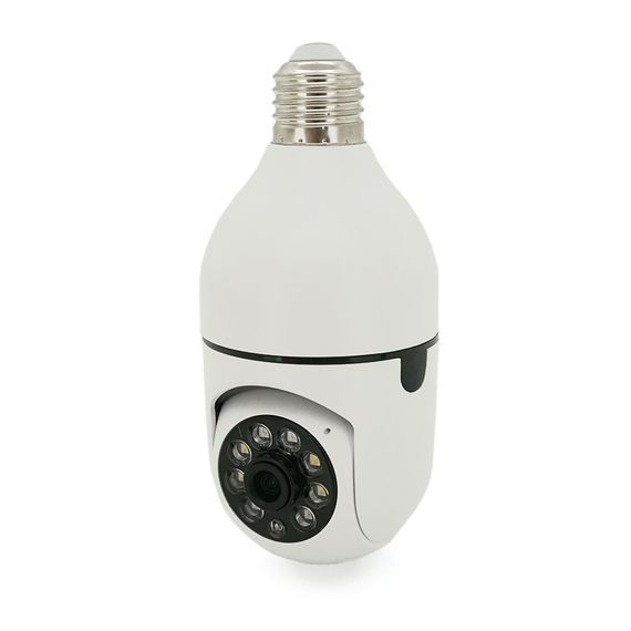 4Мп Wi-Fi відеокамера вулична-внутрішня SD/картка PiPo PP-IPC30D2MP15 PTZ 2.8mm під цоколь Е27 ICSee