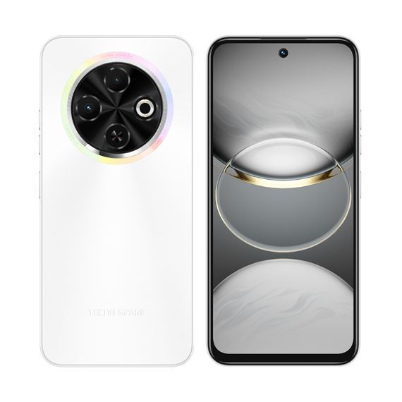 Смартфон TECNO  Spark 30C (KL5n) 6.67' 4/128ГБ, 2SIM, 5000мА•год, Orbit White (4894947051777) | Зображення 3