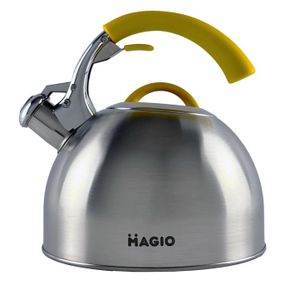 Чайник Magio MG-1191 зі свистком, гарний чайник для газової плити, чайник на плиту, QT-493 чайник газовий