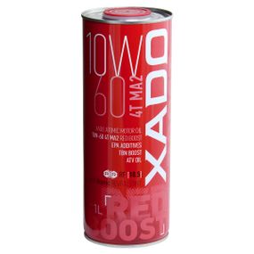 Синтетична олива XADO Atomic Oil 4T MA2 RED BOOST 10W-60  1л
