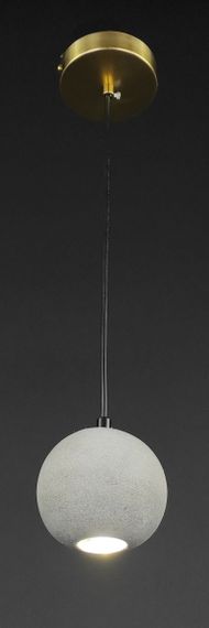 Люстра підвісна на 1 лампочку 27705 Латунь 15-180х10х10 см. | Зображення 3