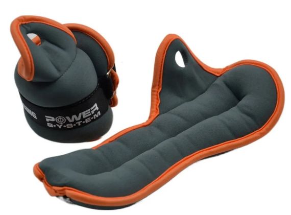 Обважнювачі-манжети для ніг та рук Power System PS-4070 Wrist Weights (2 шт*1.5 кг) (PS_4070_Grey)