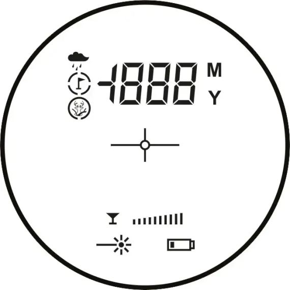 Далекомір лазерний Hawke LRF LCD 6x25 800м | Зображення 3