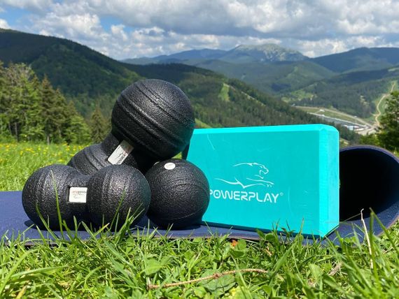 Блок для йоги 2 шт. (пара) PowerPlay 4006 Yoga Brick EVA М'ятні | Зображення 5