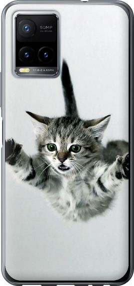 Чехол на Vivo Y33s Летящий котёнок "2322u-2643-17620"