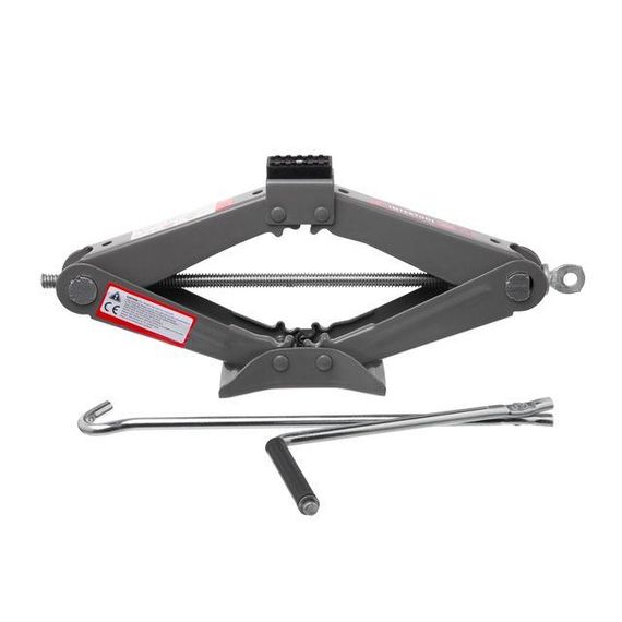 Домкрат механічний ромбоподібний 1,5т., гумовий упор., 90-370 мм INTERTOOL GT0182