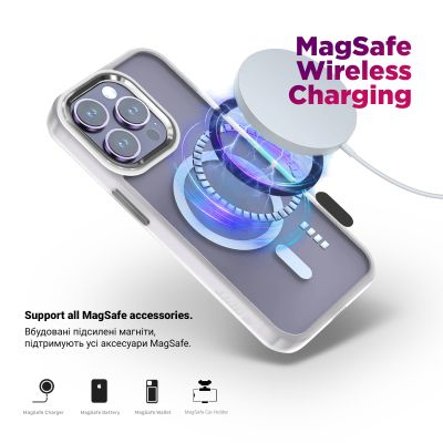 Чехол для мобильного телефона Armorstandart Unit MagCase Apple iPhone 17 Pro Matte Clear (ARM86291) | Зображення 2
