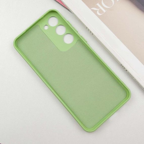 Чохол TPU GETMAN Liquid Silk Full Camera для Samsung Galaxy S23 Зелений / Pistachio | Зображення 2