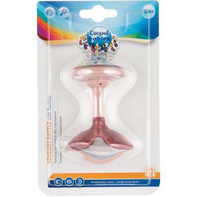 Прорезыватель Canpol Babies сенсорное Розовое (56/610_pin) | Зображення 3