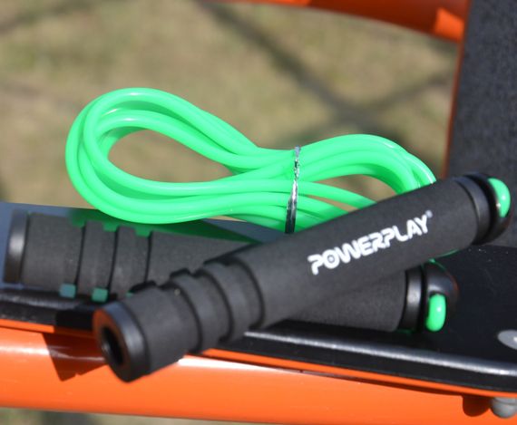 Скакалка PowerPlay 4205 Classic Plus Jump Rope Зелена (2,7m.) | Зображення 8