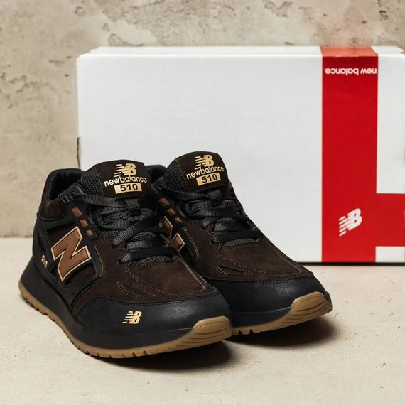 Кросівки шкіряні  New Balance коричневі | Зображення 6