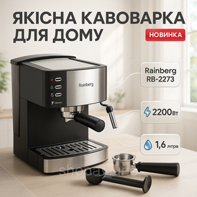 Кавоварка з можливістю приготування еспресо, Кавоварка для еспресо 2200 Вт з молочною піною XH-40