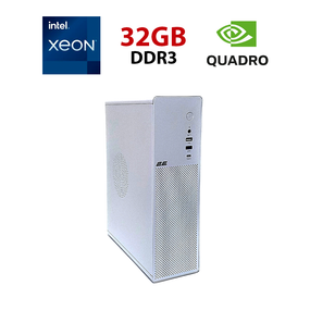 Робоча станція 2E 2E-V90W-400 Tower / Intel Xeon E5-2650 V2 (8 (16) ядер по 2,6-3,4 ГГц) / 32 ГБ DDR3 / 256 ГБ SSD NVMe / nVidia Quadro K1200, 4 ГБ GDDR5, 128-біт / Win 10 без ліцензії б/в