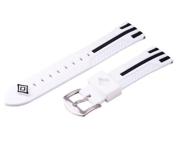 Силіконовий ремінець Primo Dart для годинника Xiaomi Huami Amazfit Sport SmartWatch - White-Black