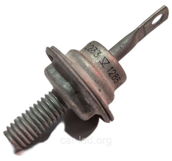 Д233 випрямний діод кремнієвий, дифузний (10A 500V)