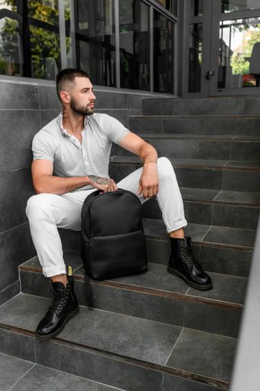 Стильний міський, шкільний, спортивний, повсякденний рюкзак, портфель через плече | Зображення 2