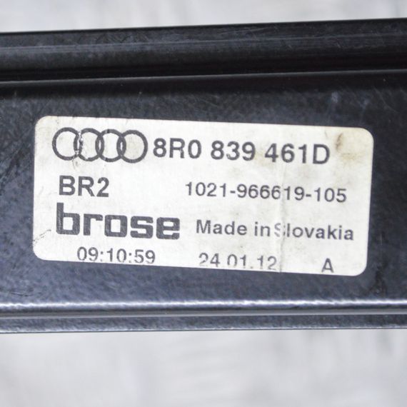 Склопідіймач задній лівий Audi Q5 механізм склопідйомника задніх лівих дверей Ауді ку5 8R0839461D | Зображення 2