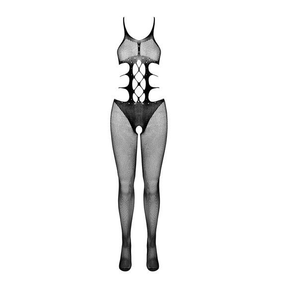 Еротичний бодістокінг Passion BS084 black, One size | Зображення 4
