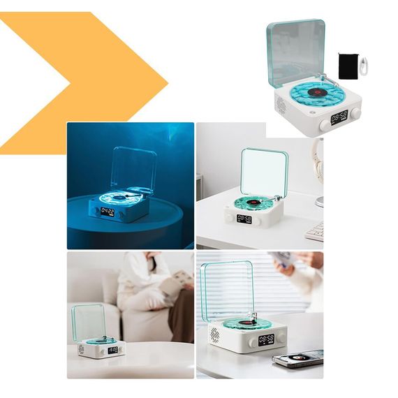 Бездротова музична колонка з годинником XPRO акустика Bluetooth 5 Вт (47179-_465) | Зображення 1