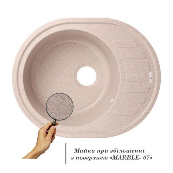 Кухонная мойка Lidz 620x500/200 MAR-07 (LIDZMAR07620500200) | Зображення 2