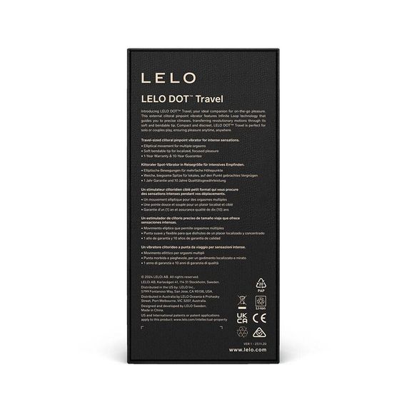Кліторальний вібратор LELO DOT Travel Purple Sex Aura | Зображення 3