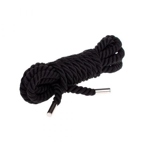 Мотузка для бондажу Premium Silky 3M, Black Sex Aura