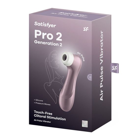 Вакуумный клиторальный стимулятор Satisfyer Pro 2 Generation 2 Violet | Зображення 9