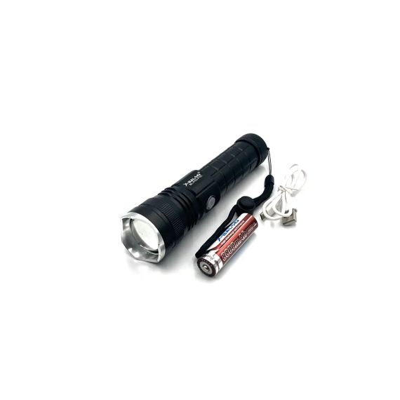Карманный фонарь Bailong BL-P03-P50 с usb зарядкой | Мощный карманный фонарик | Мощный FW-314 ручной фонарик | Зображення 4