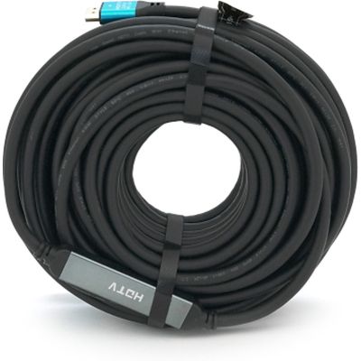 Кабель мультимедийный HDMI M to HDMI M 25.0m V2.0 4Kx2K black Merlion (YT-HDMI(M)/(M)4KV2.0-25m/19123)