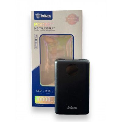 POWER BANK INKAX PV-46 на 10000 mAh (2,1A) з циферблатом, без шнура (2 виходи)