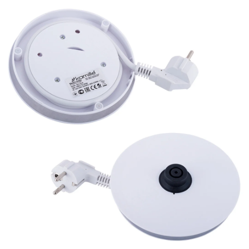 Електрочайник 1,5л з синім LED-підсвічуванням 1701A KAMILLE | Зображення 4
