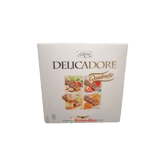 Шоколад молочный Delicadore Baron Quadratto, 200г
