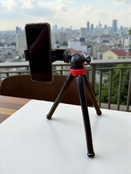 Гибкий штатив восьминог Primo Octopus Big с креплением KR02 для смартфона - Black/Red | Зображення 2