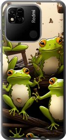 Чехол на Xiaomi Redmi 10A Жабки "5656u-2578-17620"