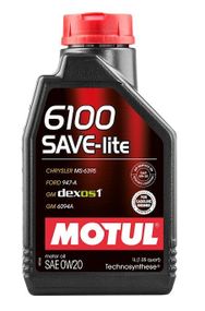 Моторна олива Motul 6100 SAVE-LITE 0W-20 1л.