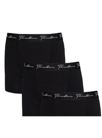 Набір чоловічих анатомічних трусів боксерів Threadbare Black Hipster  Boxers 3 шт в наборі