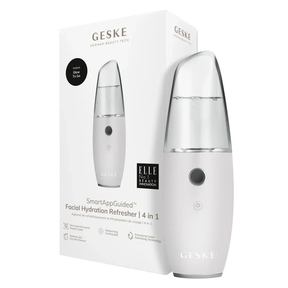 Зволожувач для шкіри обличчя GESKE Facial Hydration Refresher 4 in 1 gray, Білий
