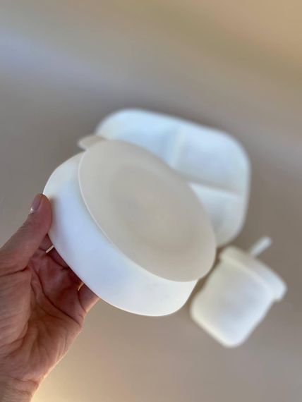 Набір для годування HEORSHE Ripple White | Зображення 3