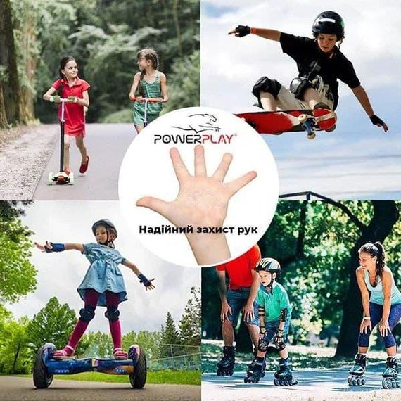 Велорукавички PowerPlay 5451 Синьо-білі XS | Зображення 7