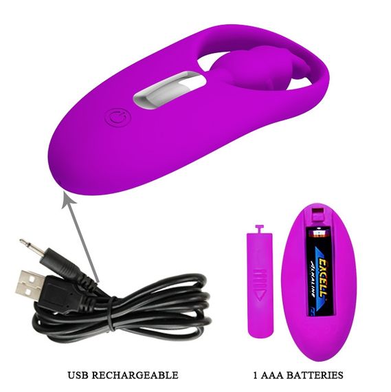 Вибро-стимулятор зайчик с пультом ДУ Pretty Love - Wild Rabbit, BW-022071ZW Sex Aura | Зображення 7